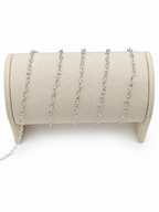 2.8mm Sterling Silver Heart Chain