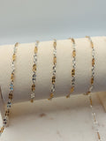 14K Gold-Filled / Sterling Silver Starburst Chain