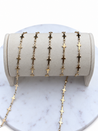 Stainless Steel Gold Cross Chain