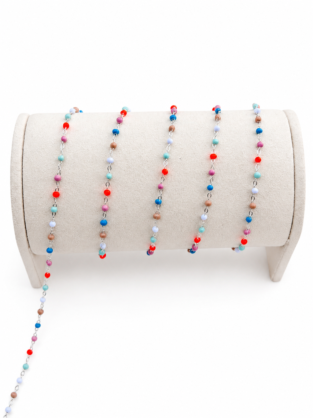 Sterling Silver Electric Sherbet Enamel Chain