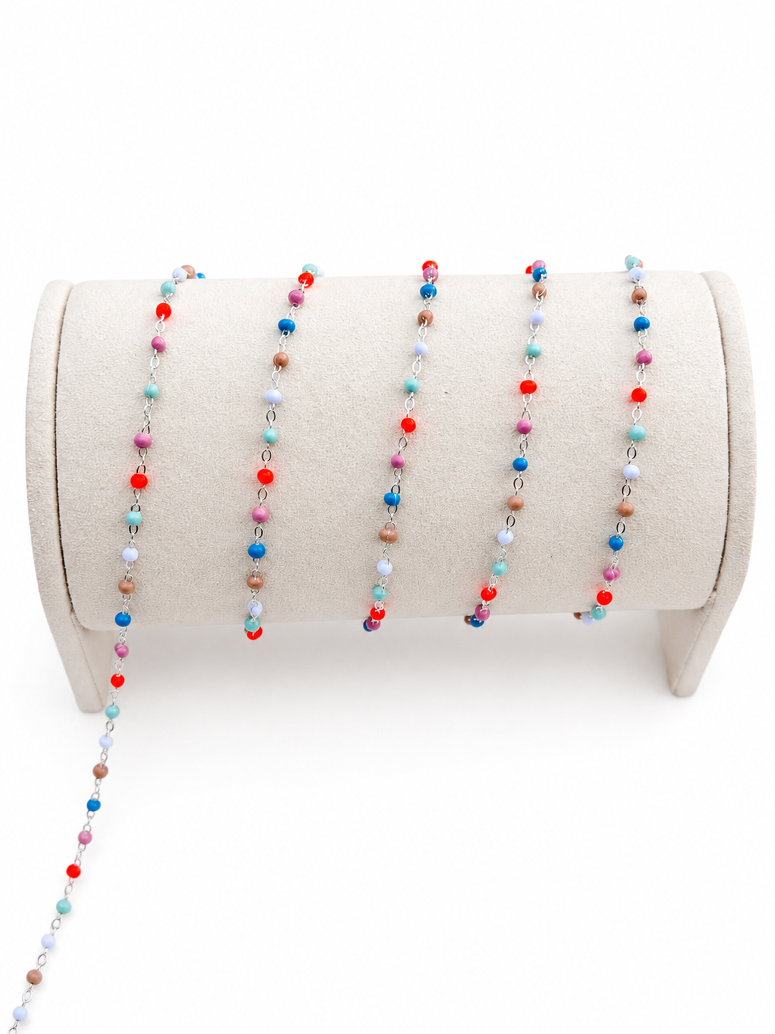Sterling Silver Electric Sherbet Enamel Chain