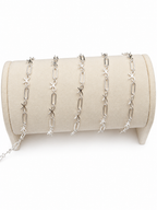Sterling Silver Bow Link