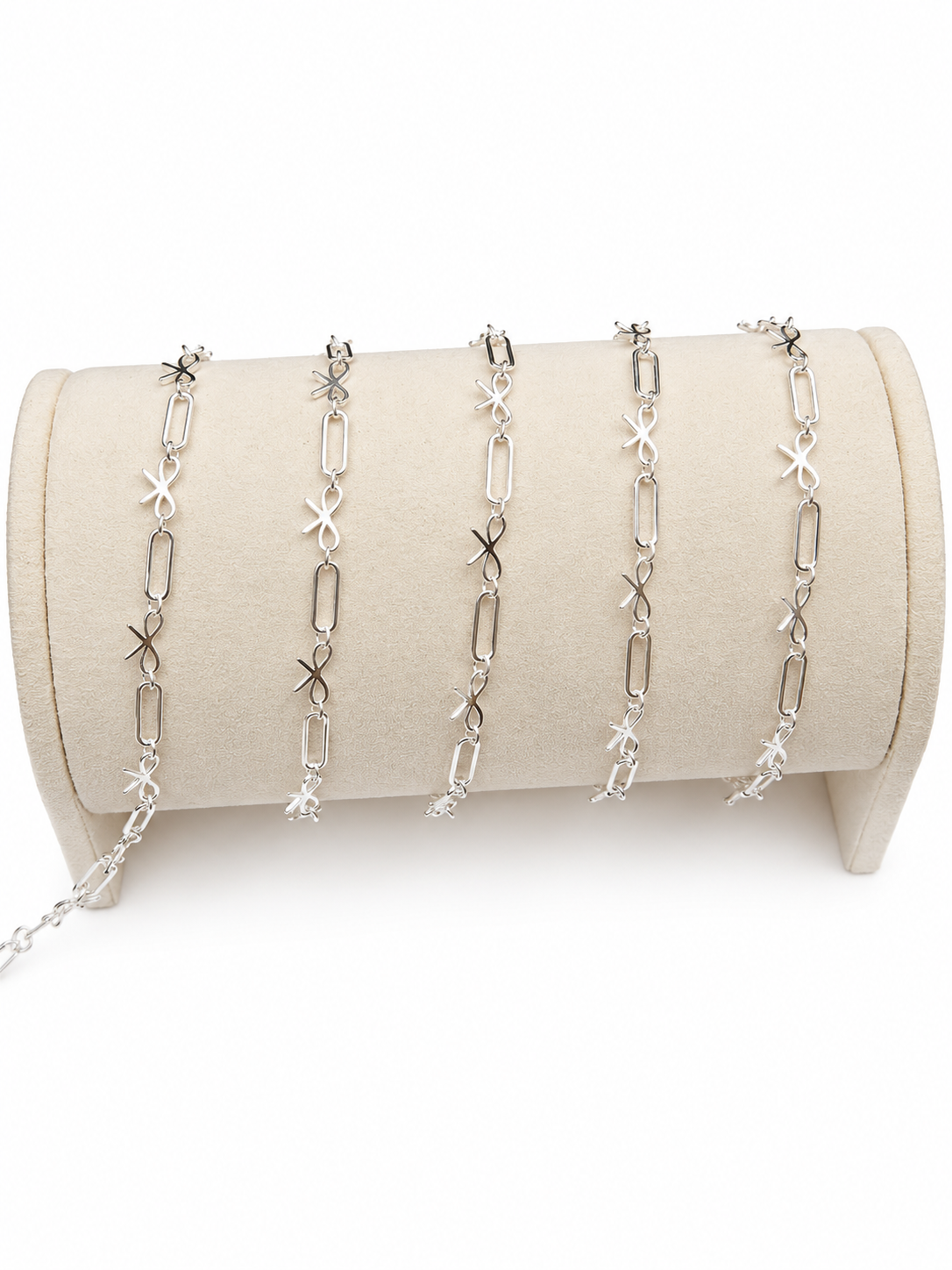 Sterling Silver Bow Link