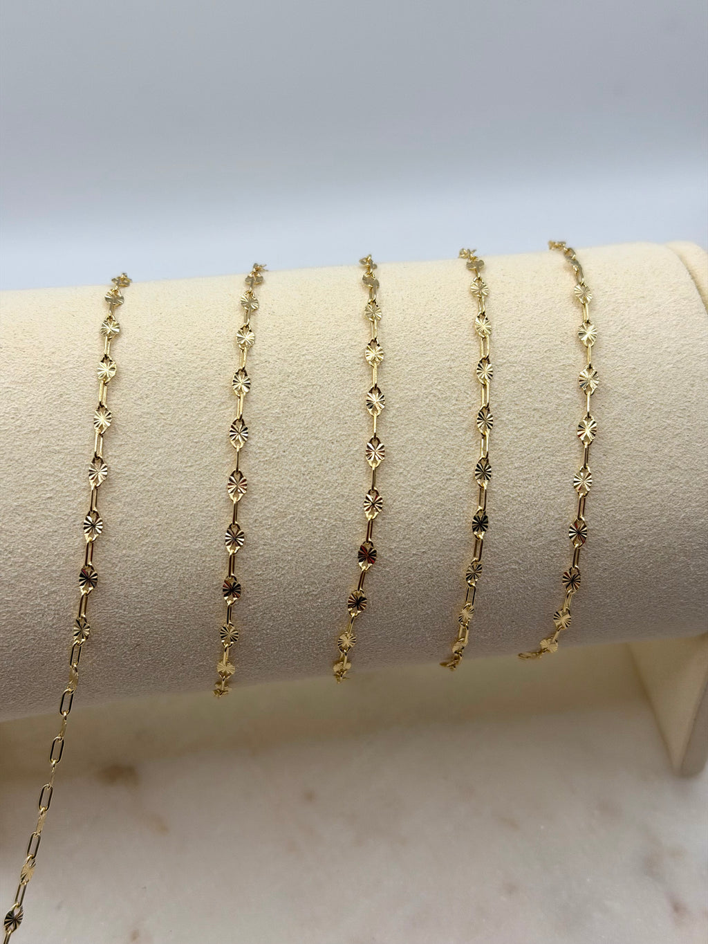 2.5mm 14K Gold-Filled Starburst Chain