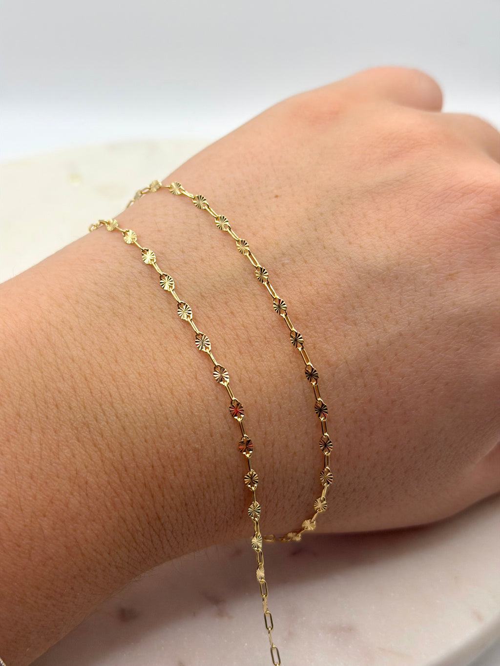 2.5mm 14K Gold-Filled Starburst Chain