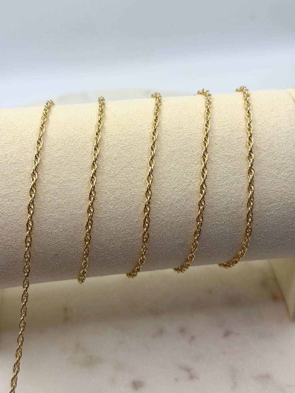 2mm 14K Gold-Filled Rope Chain