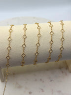 5mm 14K Gold-Filled 1:5 Ratio Clover Chain