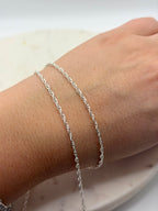 2mm Sterling Silver Rope Chain