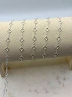 5mm Sterling Silver 1:5 Ratio Clover Chain