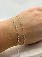 5mm Sterling Silver 1:5 Ratio Clover Chain