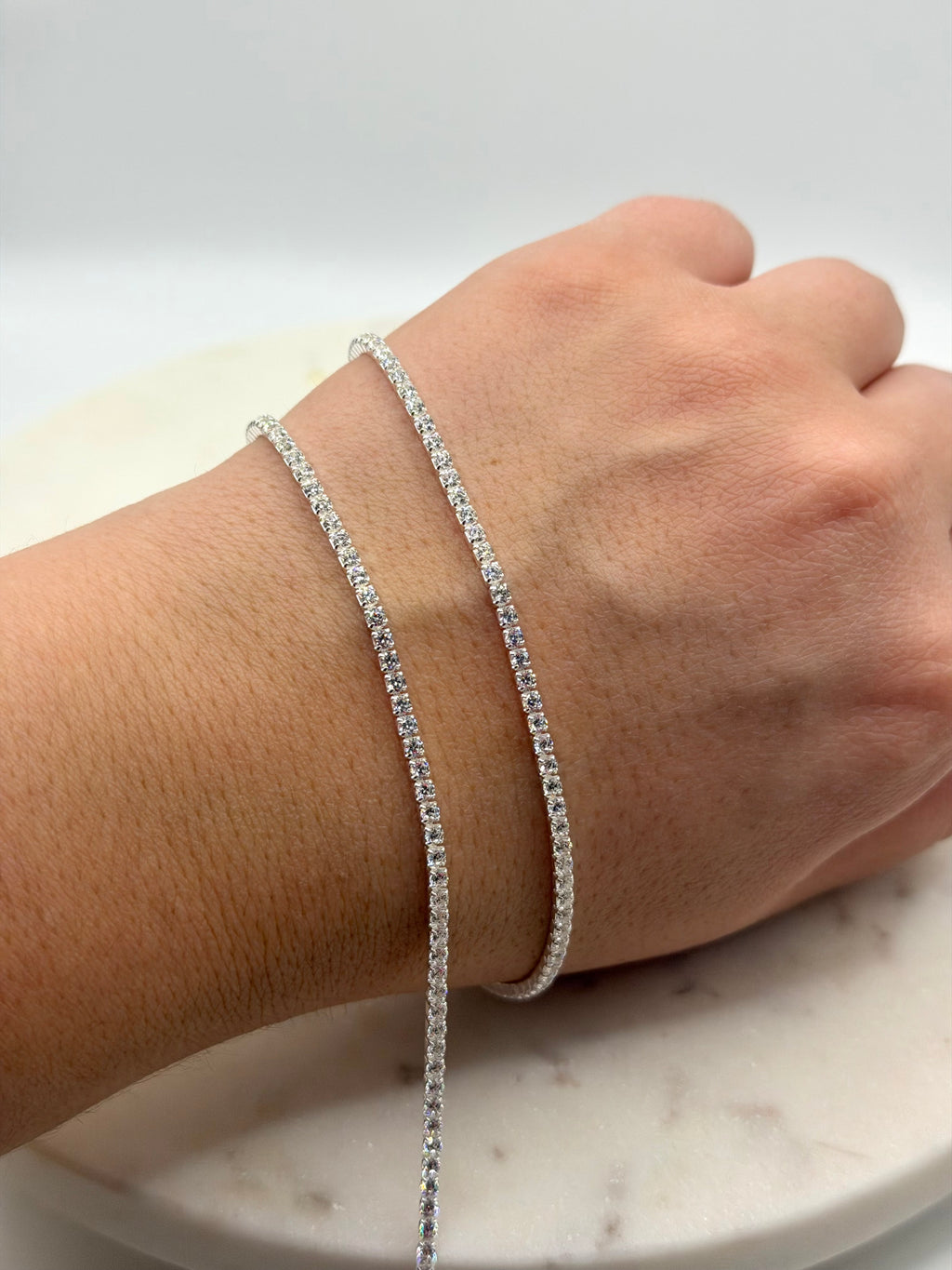 2mm Sterling Silver Tennis Chain